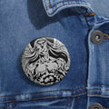 The Rising Saint Pin Button — Rise up!