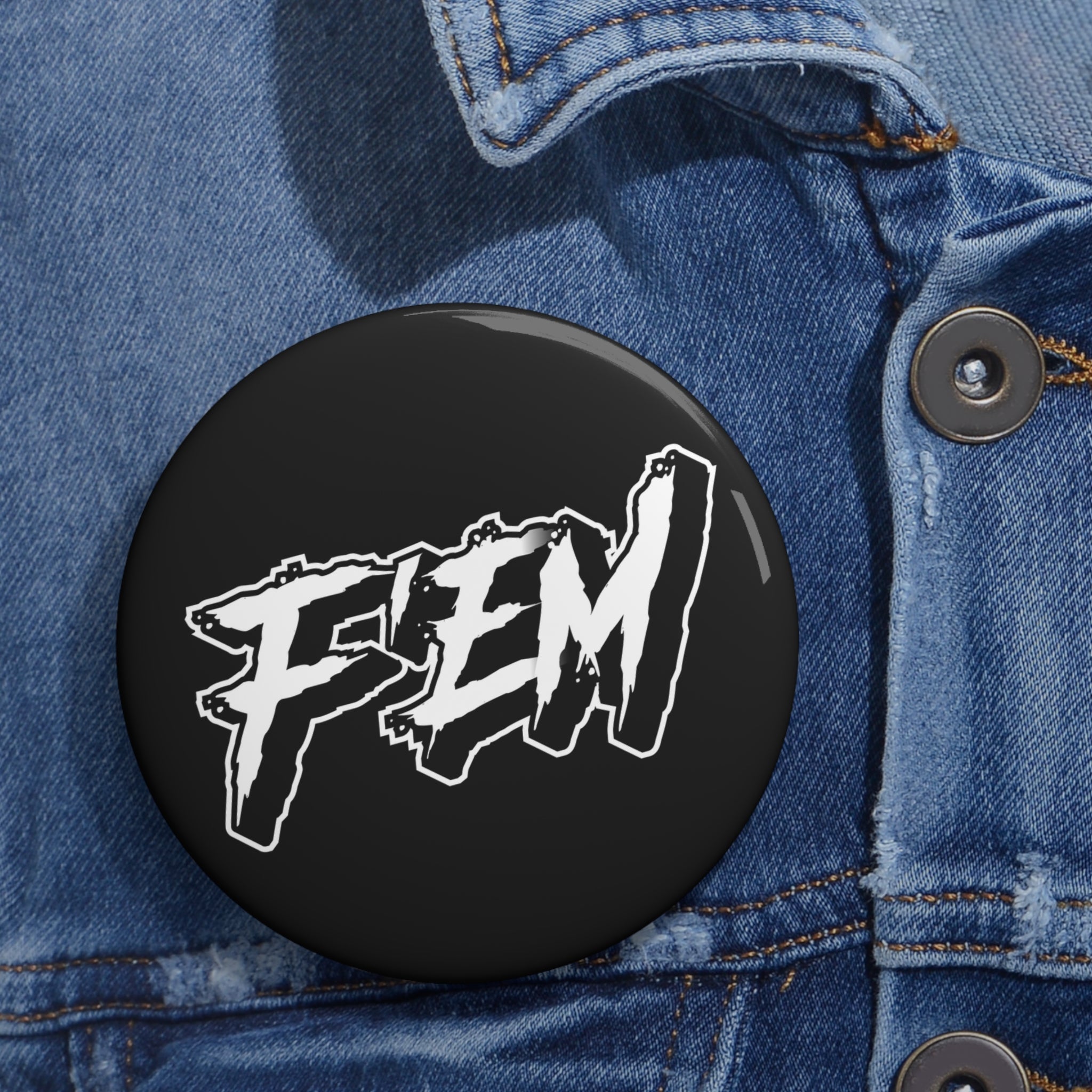 F'EM Pin Button