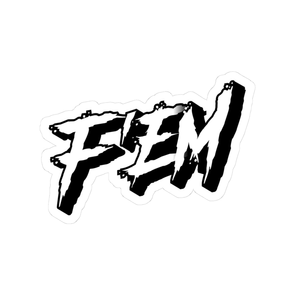 F'EM Graphic Sticker — Bold Kiss-Cut Decal