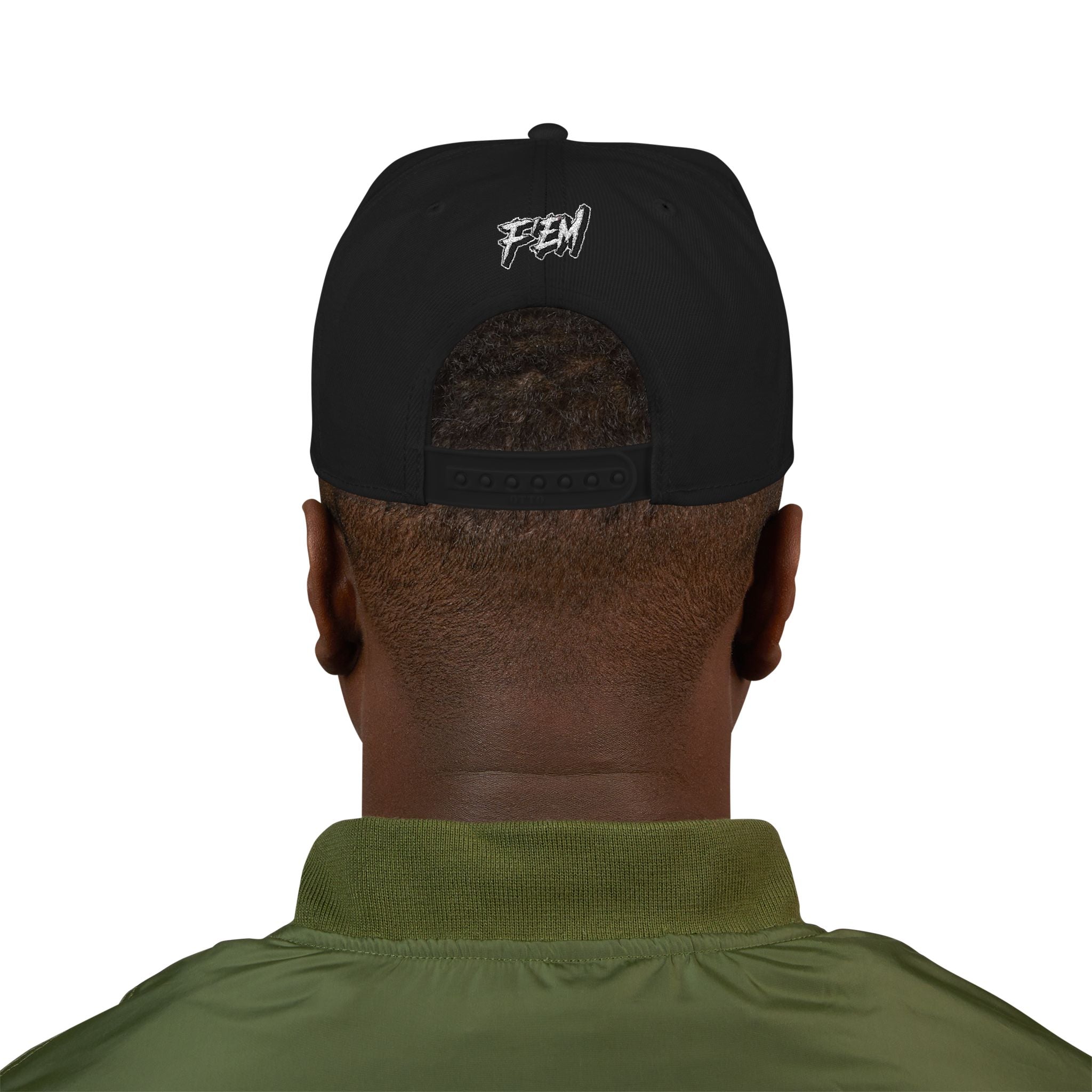 Embroidered F'EM Snapback Hat – Deluxe Streetwear Cap