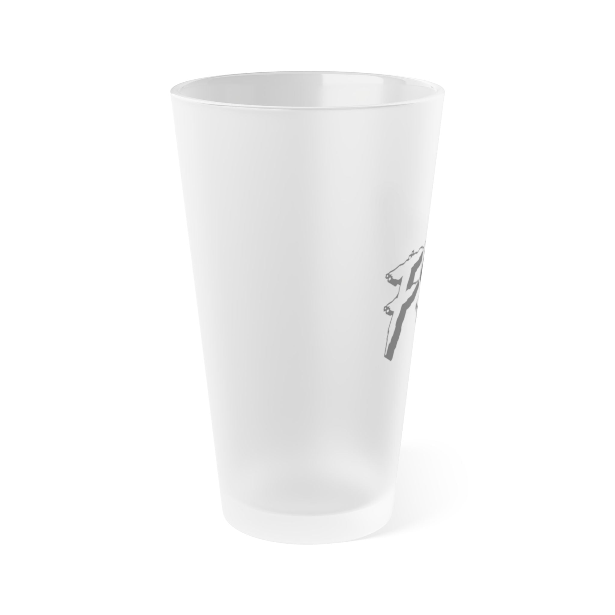 "tengo sed" Pour me a cold one - Frosted 16oz Pint Glass