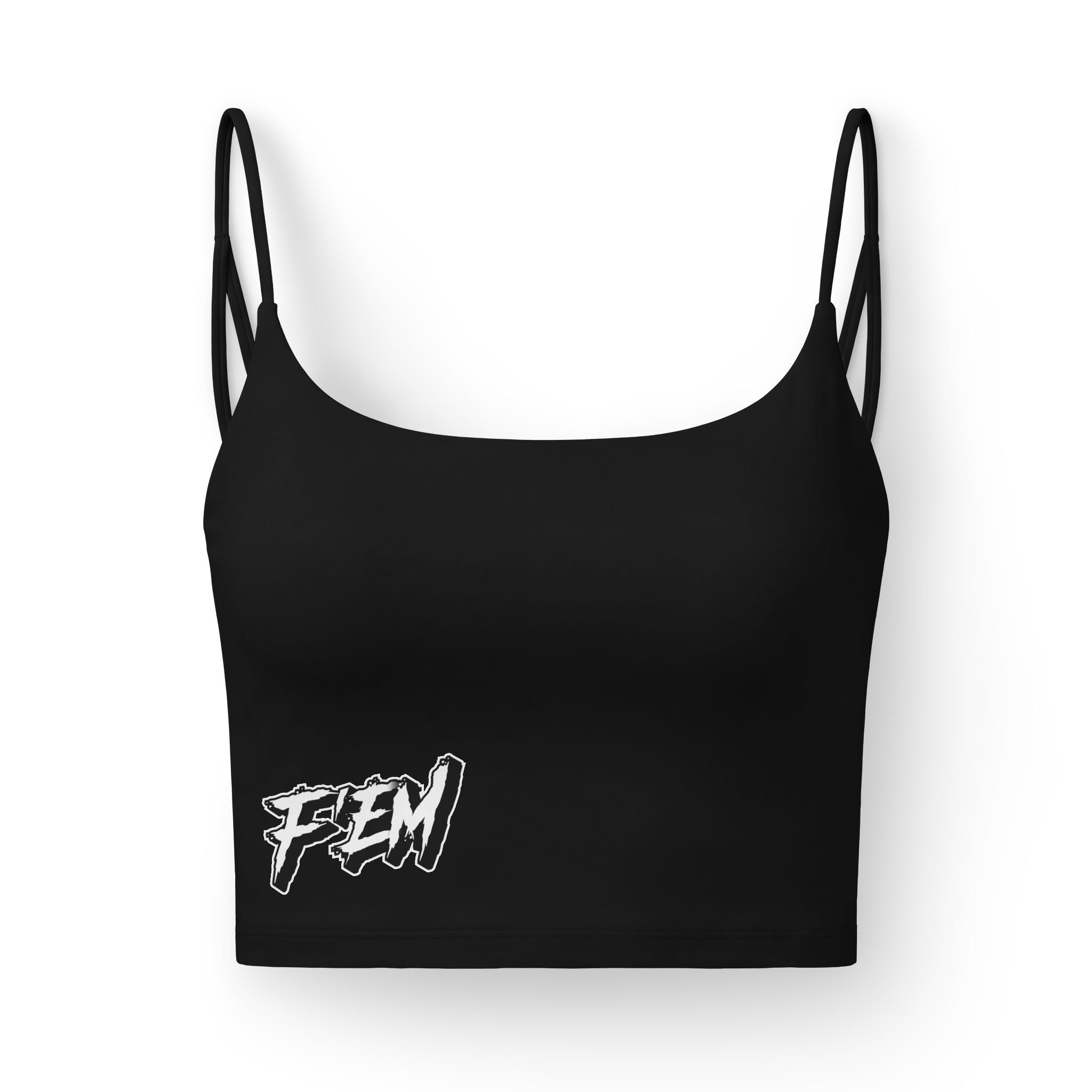 F'EM Women's Luxe Strappy POWER STAMP Sports Bra